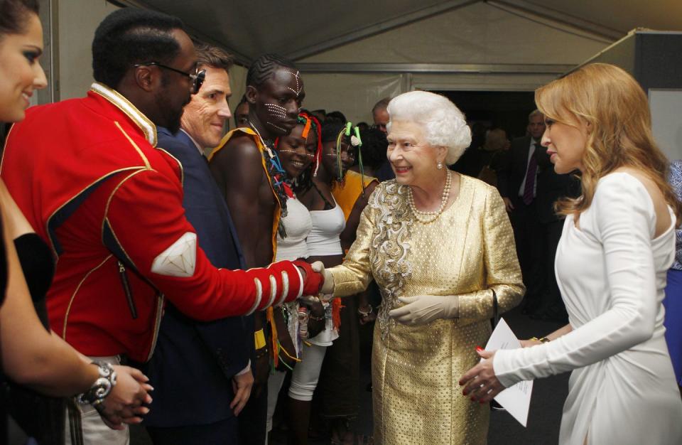 Will.i.am and Kylie Minogue