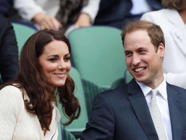 Kate and Will smiling together at Wimbledon. <i>Credit: Getty Images</i>