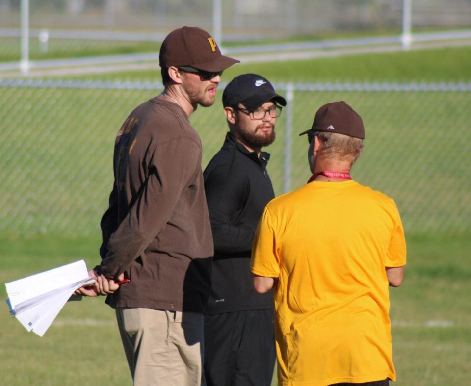 New Pellston head coach Vince DeAgostino (left) will look to guide the Hornets to a winning record in the 2023 campaign.