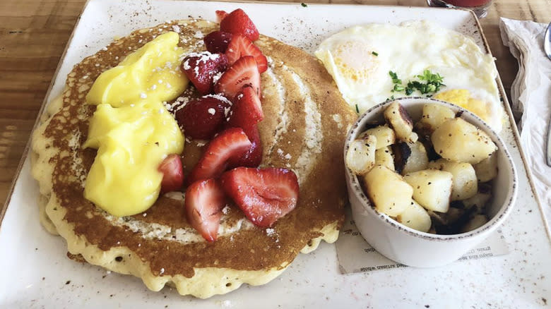 Lemon Ricotta Pancakes First Watch