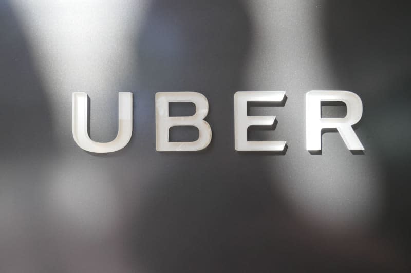A view of Uber's logo at the company's headquarters in San Francisco. Christoph Dernbach/dpa