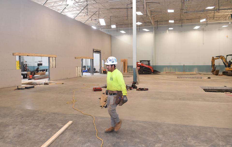 This is space at the new Spartanburg Fire Department Headquarters at the intersection of Forest and Wofford Street on May 25, 2023. The station complex is currently under construction
