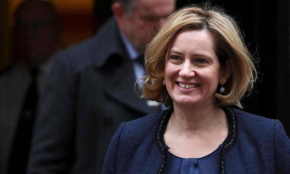 Amber Rudd, the UK's home secretary