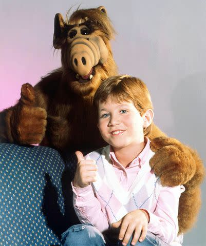 <p>Alien Productions/Everett Collection</p> Benji Gregory in 'ALF'