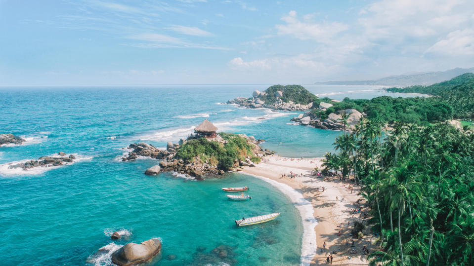 Tayrona National Park in Colombia.