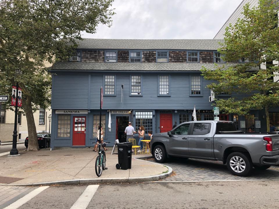 Although no longer used as a residential home, the Governor Peleg Sanford house has been identified as one of the oldest homes in Rhode Island.