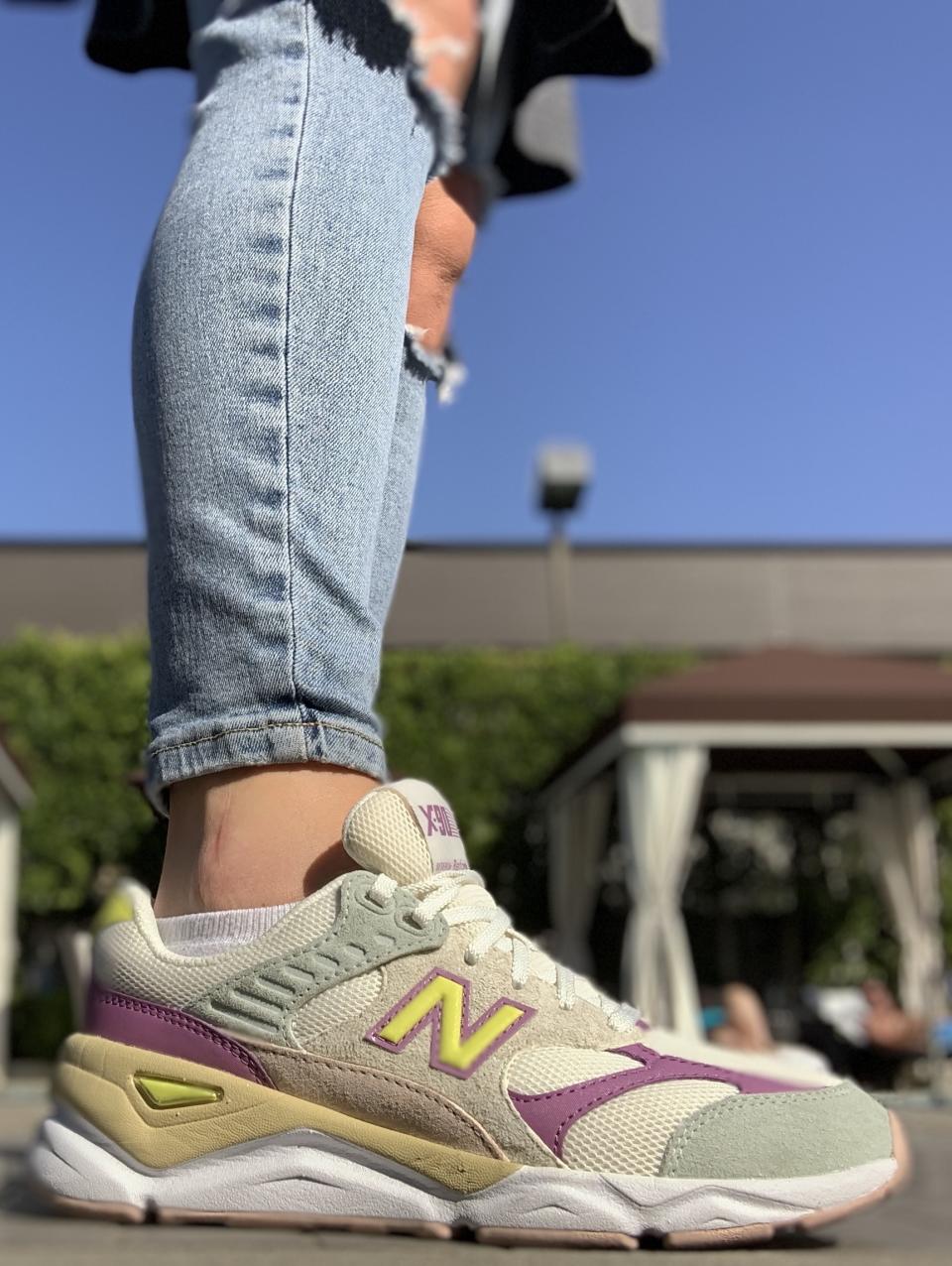 work from home shoes, new balance x reformation, sneakers