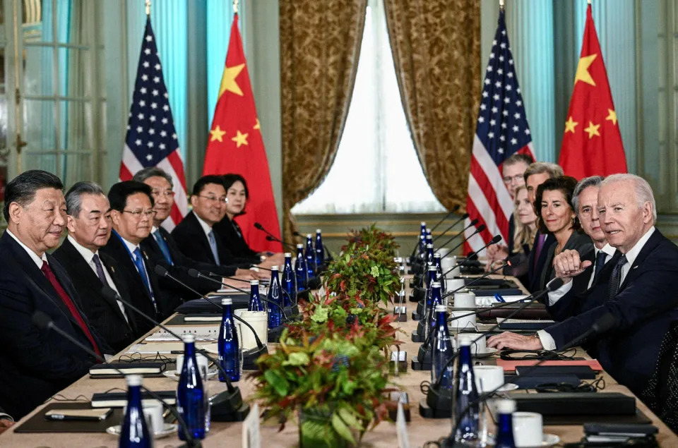 Image: President Joe Biden meets with Chinese President Xi Jinping (Brendan Smialowski / AFP - Getty Images file)