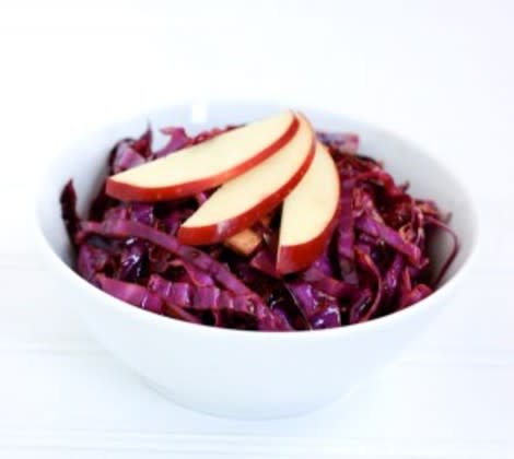 Red Cabbage Salad with Cranberries 