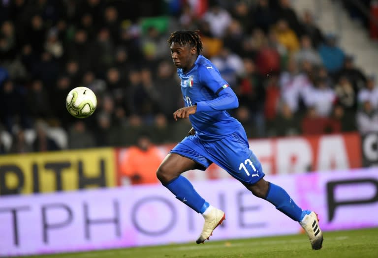 Moise Kean is the first player born in the 21st century to represent Italy