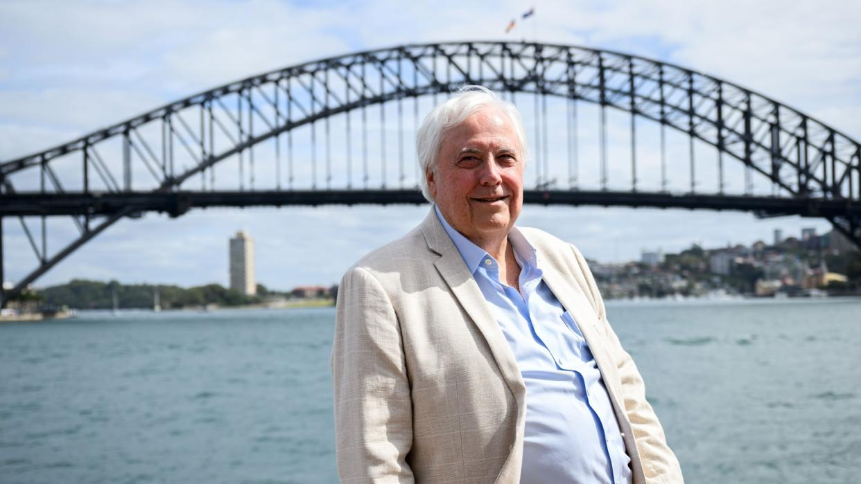  Clive Palmer unveiled his Titanic replica plans in Sydney. 