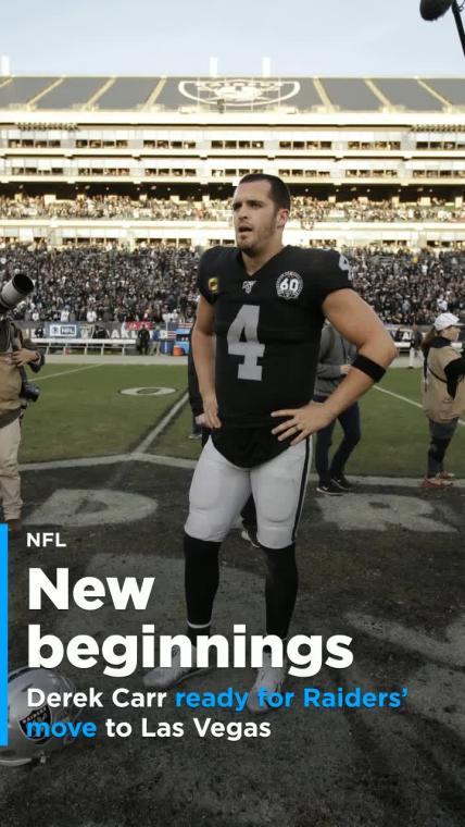Derek Carr ready for the next frontier