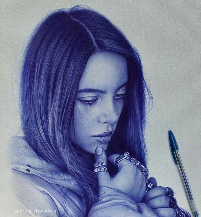 hyper realistic art pen