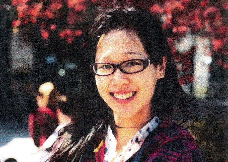 FILE - This file photo released by the Los Angeles Police Department shows Elisa Lam of Vancouver, B.C. Los Angeles police say a body has been found on the roof of the Cecil Hotel where Lam, a Canadian tourist, was last seen last month. (AP Photo/Los Angeles Police Department, File)