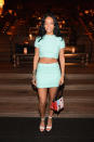 <p>Rihanna attends Roc Nation Sports 1 Year Anniversary Luncheon at TAO Downtown on April 28, 2014 in New York City.</p>