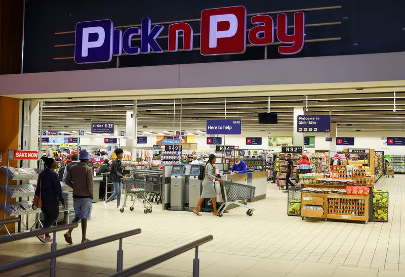 FILE PHOTO: Pick n Pay sales grow but warns on extra costs from power cuts