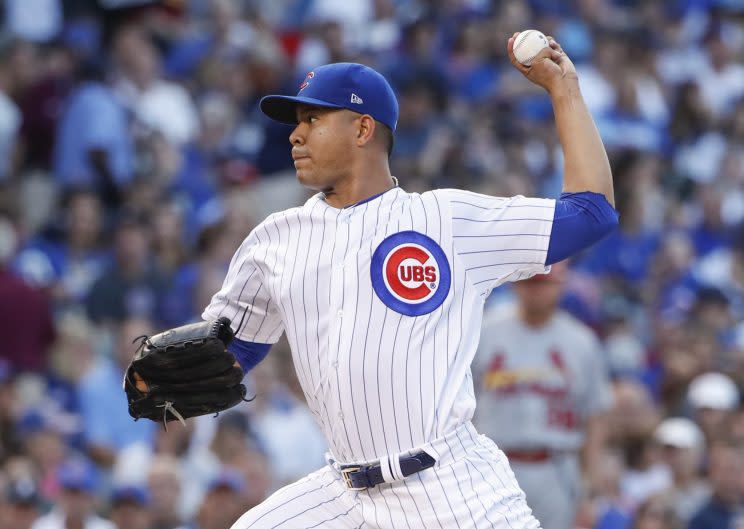 Jose Quintana didn't have to travel far to find his new team. (AP Photo)