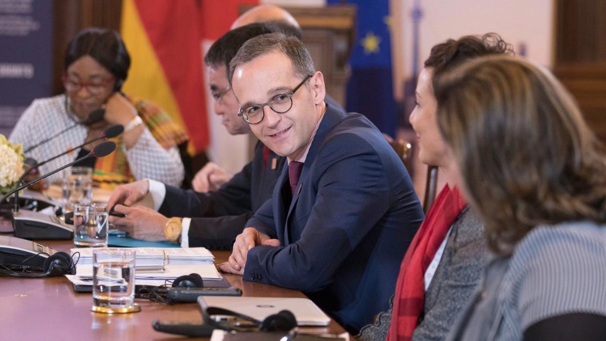 Bundesaußenminister Heiko Maas nimmt an einer Sitzung am Rande des G7-Außenministertreffens in Toronto teil. Foto: Chris Young/The Canadian Press