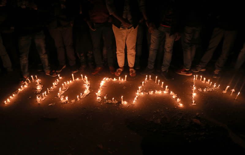 Protests against new citizenship law, in New Delhi