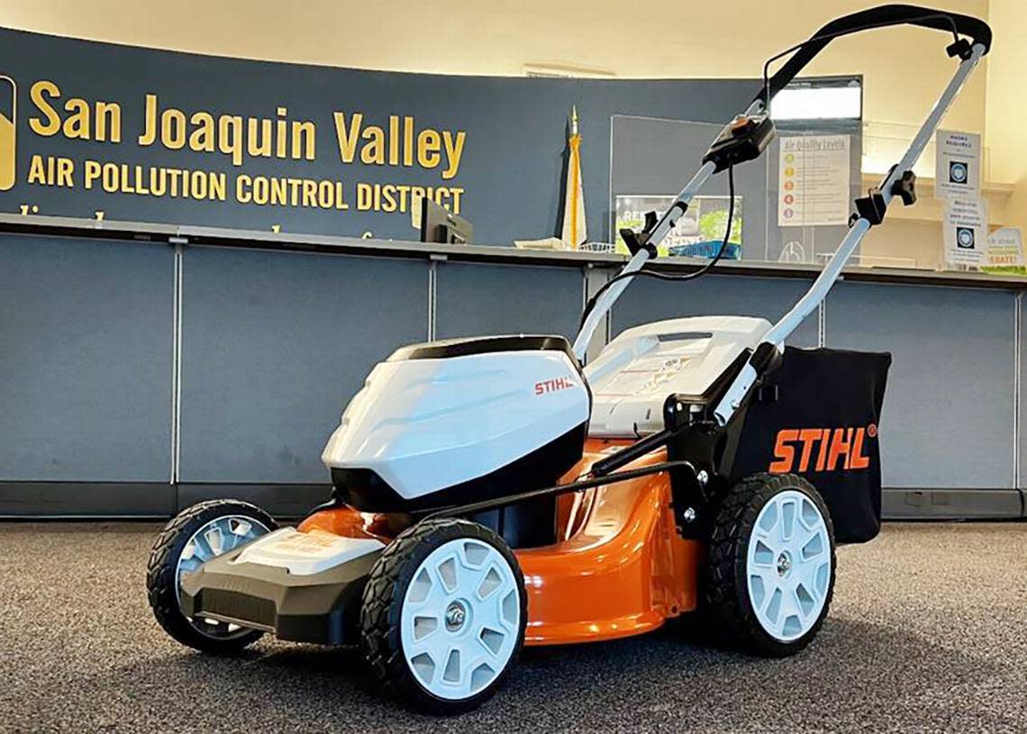 Rebates for electric yard equipment were announced July 13, 2022, by the San Joaquin Valley Air Pollution Control District.