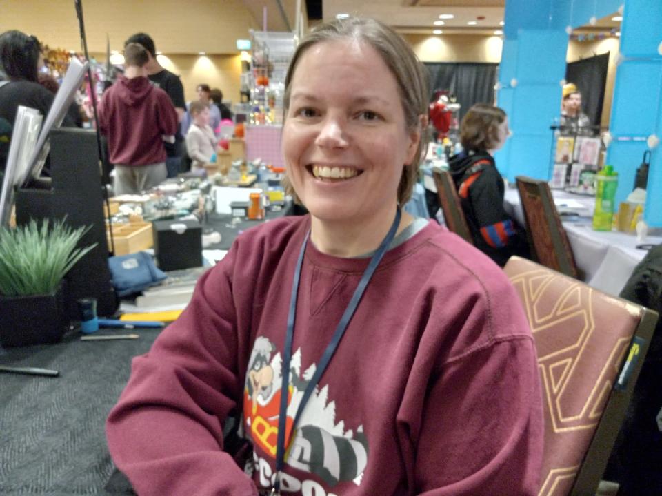 Jennifer Barrett says publishing her comic Werebears and Only Children through Heavy Sweater Comics is a dream come true. 