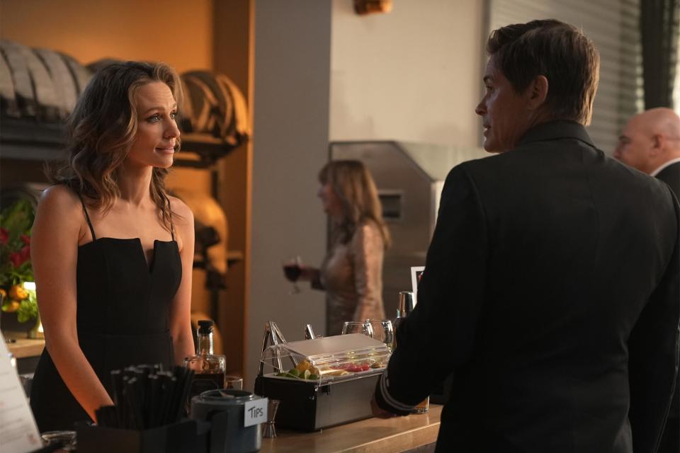 Michaela McManus and Rob Lowe on '9-1-1: Lone Star'