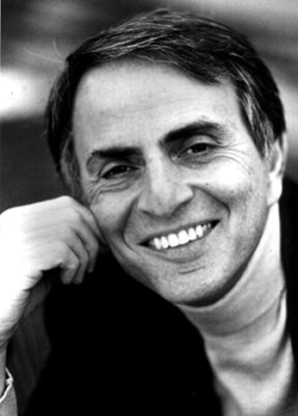 Carl Sagan, pictured here, is known for his bevy of inspirational quotes including the following: “For small creatures such as we, the vastness [of the universe] is made bearable only through love,” Sagan said, years before his struggles with cancer (myelodysplasia) and a case of pneumonia took his life in 1996, at the age of 62.