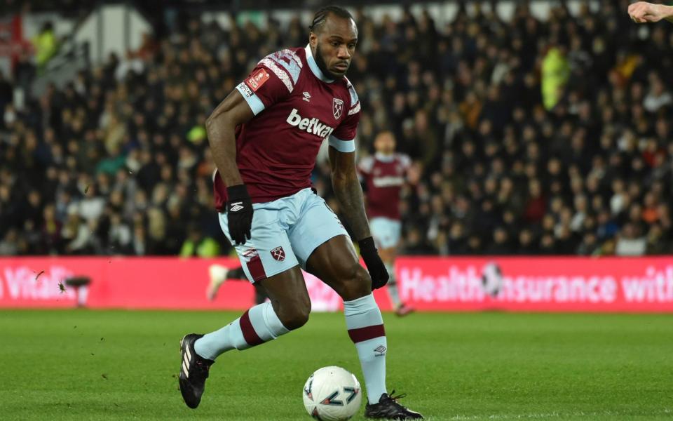 West Ham's Michail Antonio - AP