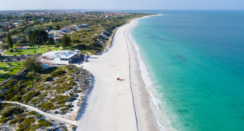 Mullaloo Beach is pictured. It's where Martyn Tann went missing in April, 2013. He's yet to be found.