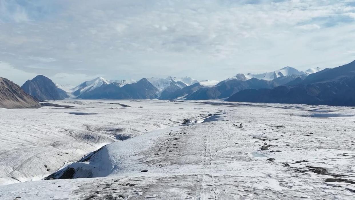 Milne Fiord, part of the Tuvaijuittuq Marine Protected Area, in July 2022. The government of Nunavut wants to allow tourism, recreational and outfitting activities within the marine protect area in the High Arctic.  (Dustin Patar/CBC - image credit)