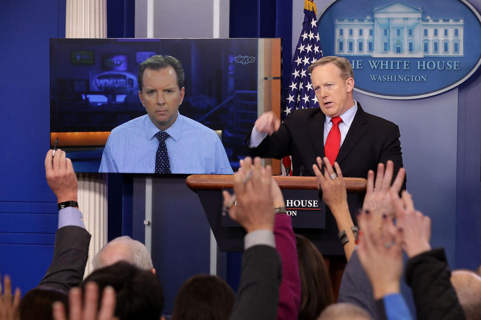 White House Press Secretary holds Daily Press briefing