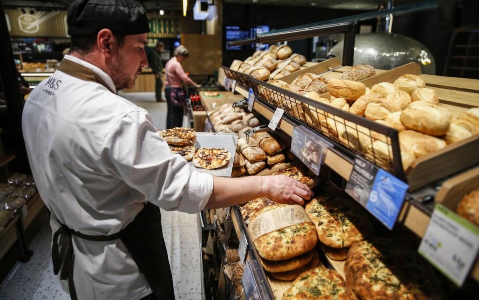 Marks & Spencer bakery employee