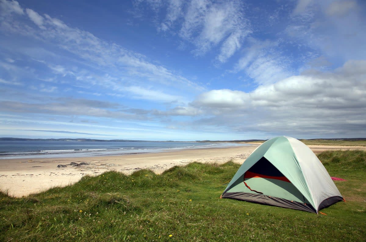 You can wild camp in much of Scotland, including on Islay's Laggan Bay (Shutterstock)
