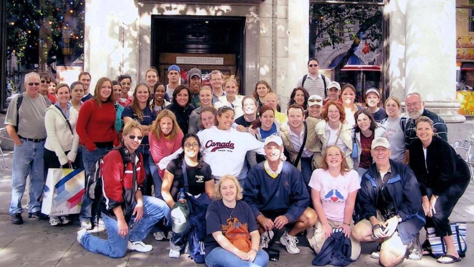 A group of students who participated in the MSU Texas study abroad program. The program was started by Dr. Larry Williams who passed away in November.