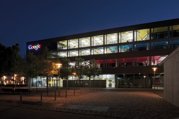 Google's Zurich office seen from the outside