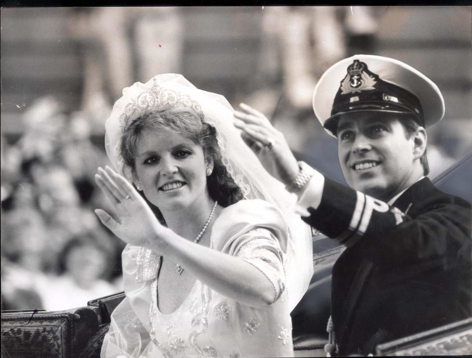 Sarah Ferguson wearing the York Tiara (Getty Images)