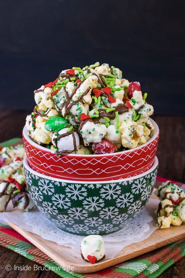 Mint Grinch Popcorn