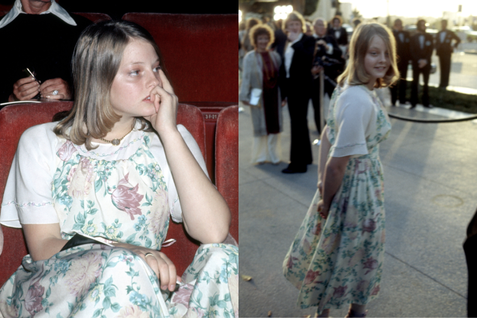 Jodie Foster during 49th Annual Academy Awards at Dorothy Chandler Pavillion in Los Angeles, California, United States. (Photo by Ron Galella/Ron Galella Collection via Getty Images)
