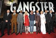 <p>Robert Patrick, Gosling, Anthony Mackie, Emma Stone, Sean Penn, Josh Brolin, Mireille Enos, Michael Peña und Giovanni Ribisi kamen im Januar 2013 zur Premiere des Thrillers in LA. <i>(Bild: John Shearer/Invision/AP)</i> </p>