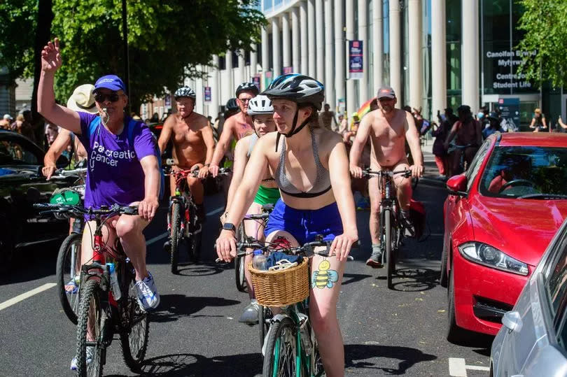 Clothing is optional for the ride, with people encouraged to be 'as bare as you dare'
