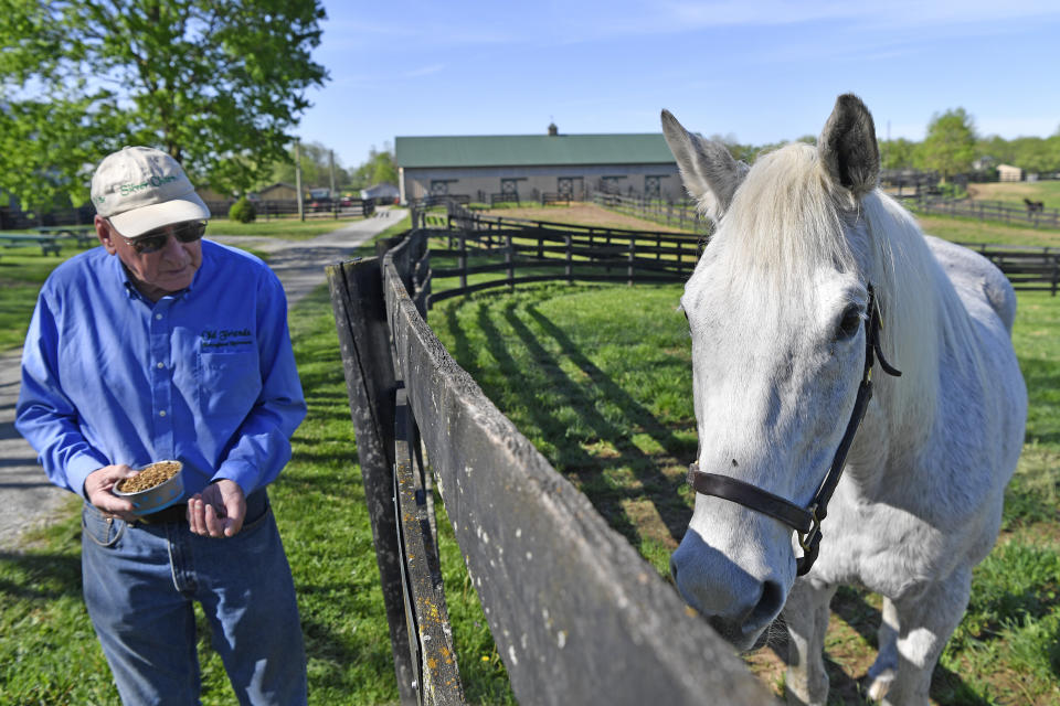 For exDerby winner Silver Charm, it's a life of leisure and Old Friends at Kentucky retirement