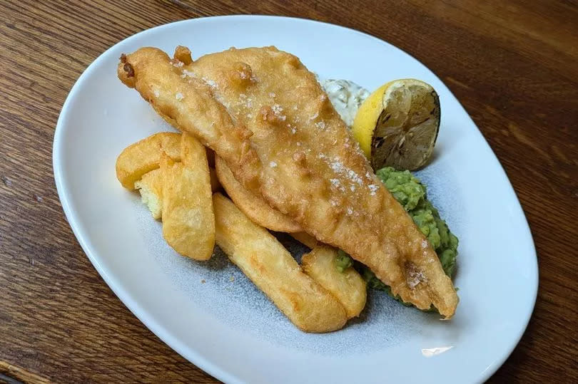 Fish and chips at The Swan Hotel -Credit: FEAR