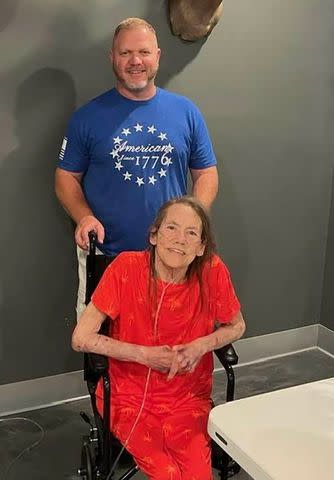 <p>Hamblen County Sheriff's Office</p> Lt. Eddie Hefner and his mother Pam McElhaney photographed together