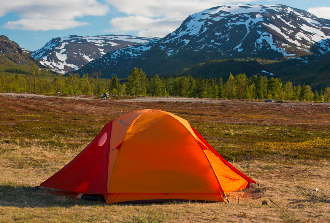 The man had been camping in Denmark (Picture: Rex)