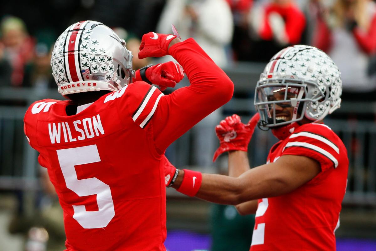 Ohio State football with three players in Draft Wire’s top five at each