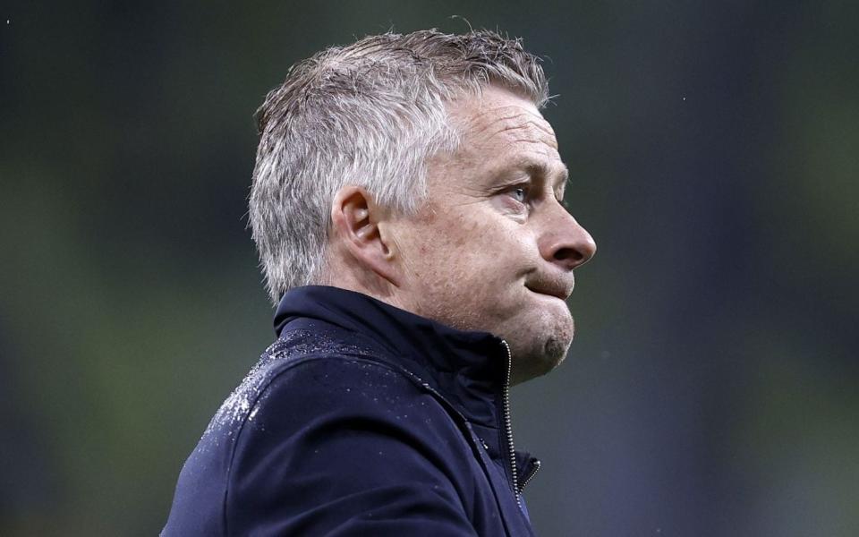 Manager Ole Gunnar Solskjaer of Manchester United reacts after losing the UEFA Europa League final soccer match between Villarreal CF and Manchester United in Gdansk, Poland, 26 May 2021. Villarreal CF vs Manchester United, Gdansk, Poland - Kacper Pempel/POOL/EPA-EFE/Shutterstock 