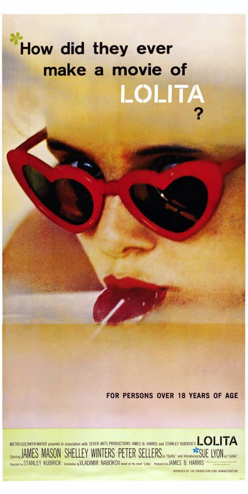 Sue Lyon on the poster for Lolita