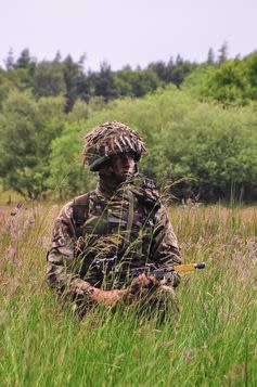 <span class="caption">Junior soldier on exercise.</span> <span class="attribution"><span class="source">Harrogate Foundation College Facebook</span></span>