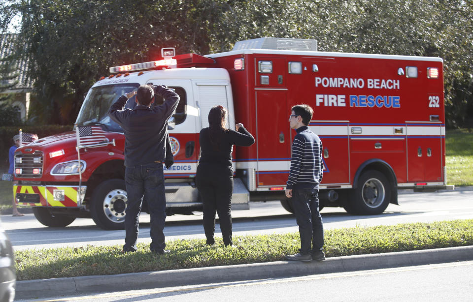 Impactantes imágenes del tiroteo en una escuela secundaria de Florida