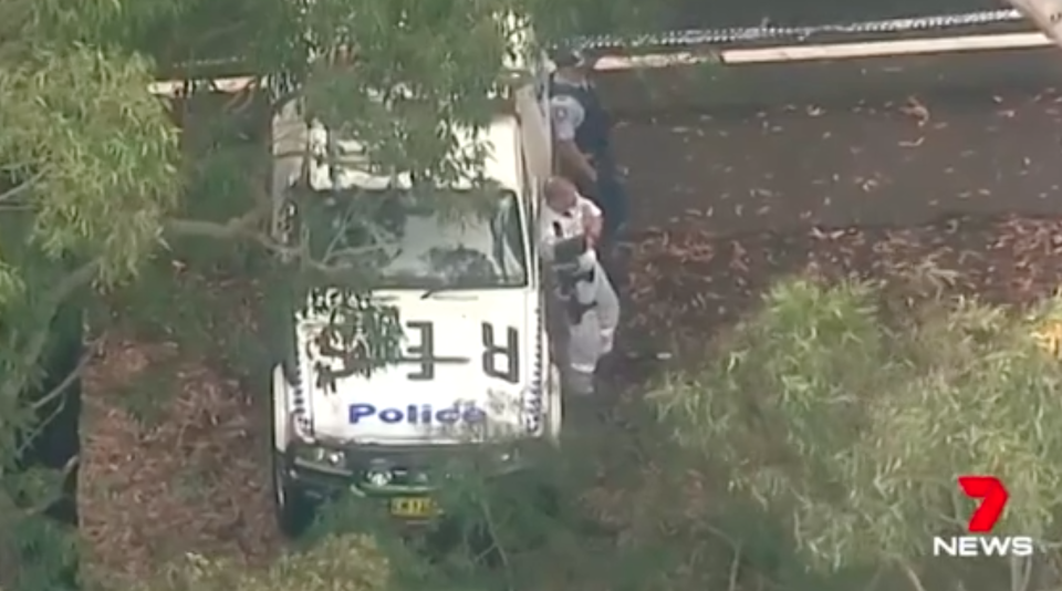 The remains were found by a driver who stopped to go to the toilet. Source: 7 News